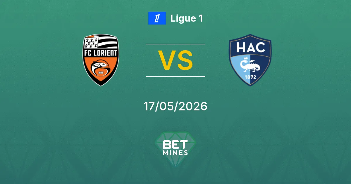 Lorient x Le Havre Palpite: Prévia e Análise da Partida | Ligue 1 17-05-2026
