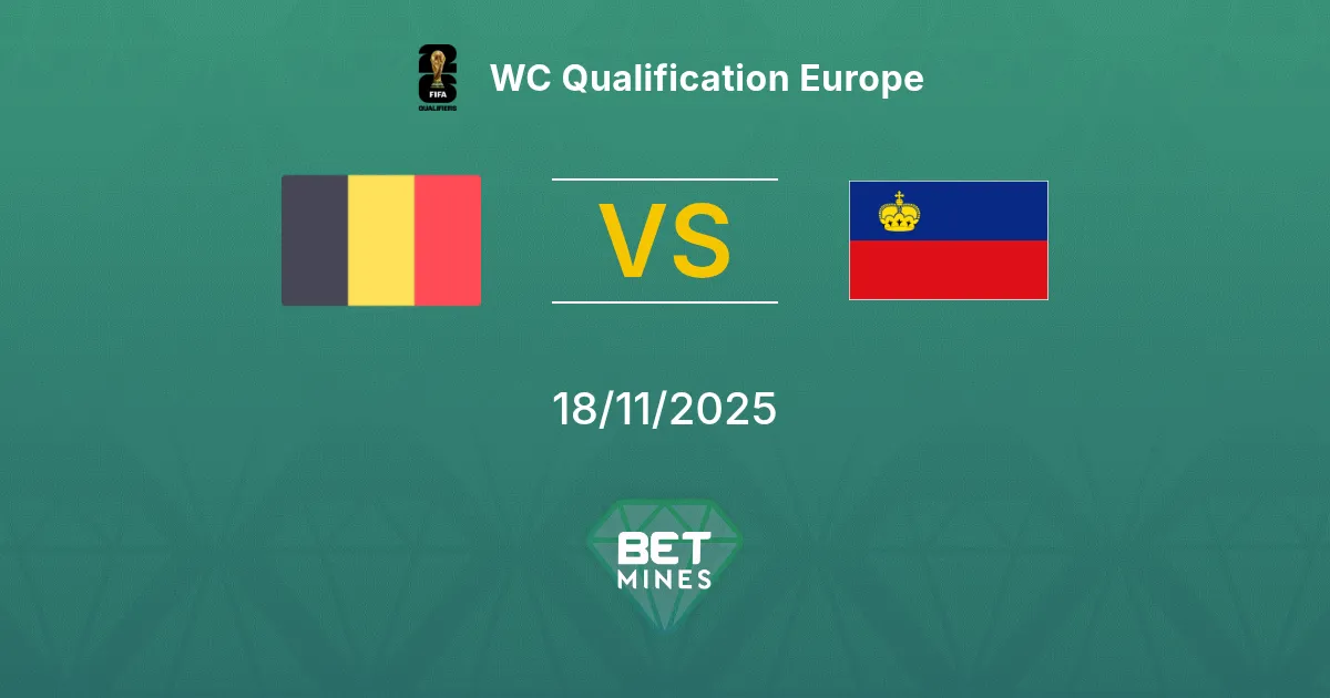 Belgium vs Liechtenstein Prediction: Match Preview and Analysis | WC Qualification Europe 18-11-2025