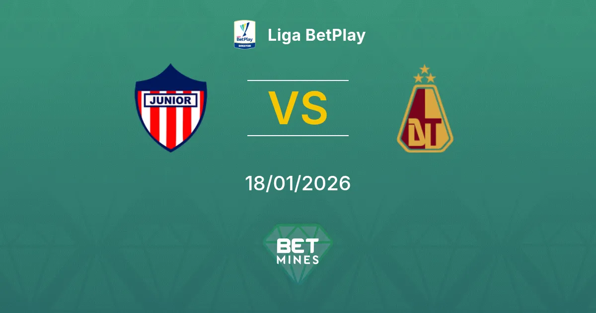 Junior FC vs Deportes Tolima Prediction: Match Preview and Analysis | Liga BetPlay 18-01-2026