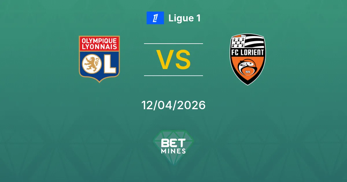 Olympique Lyonnais vs Lorient Pronóstico: Previa y Análisis del Partido | Ligue 1 12-04-2026