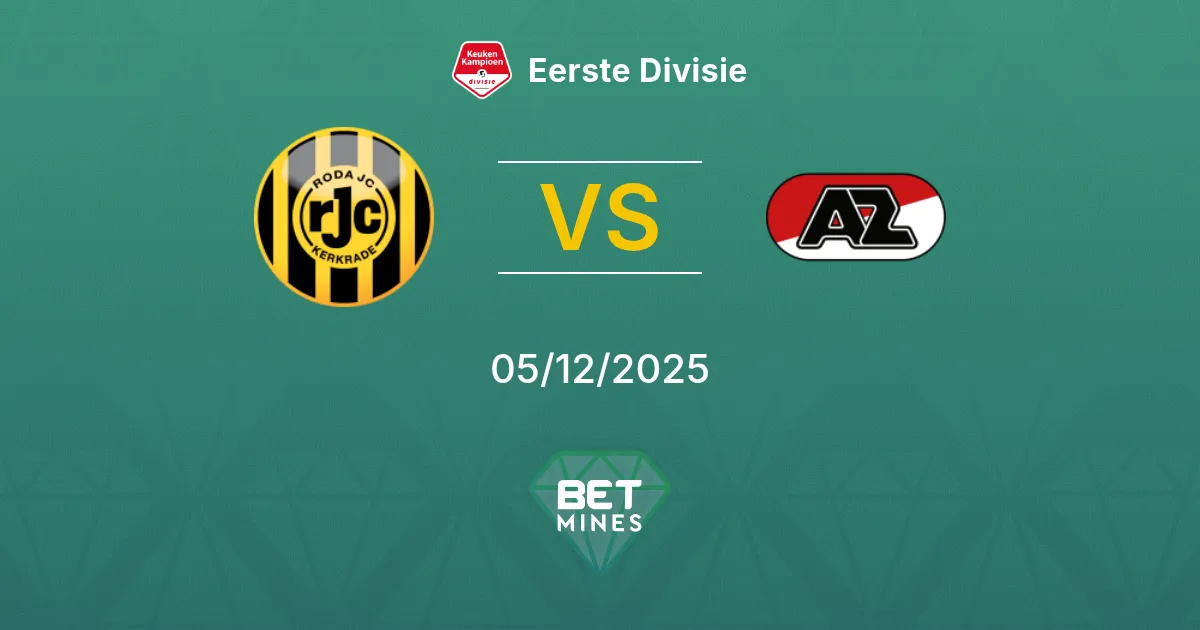 Roda JC Kerkrade vs Jong AZ Prediction: Match Preview and Analysis | Eerste Divisie 05-12-2025