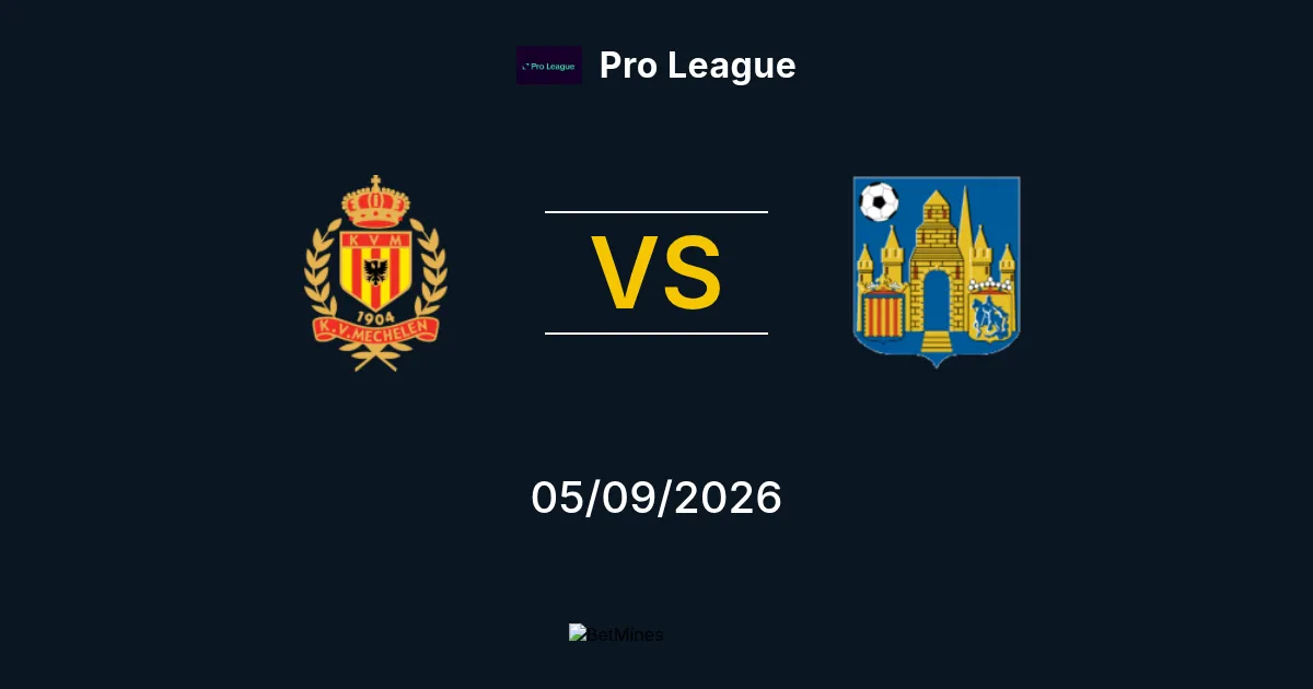 Pronostic Malines vs Westerlo : Aperçu et Analyse du Match | Pro League 05-09-2026