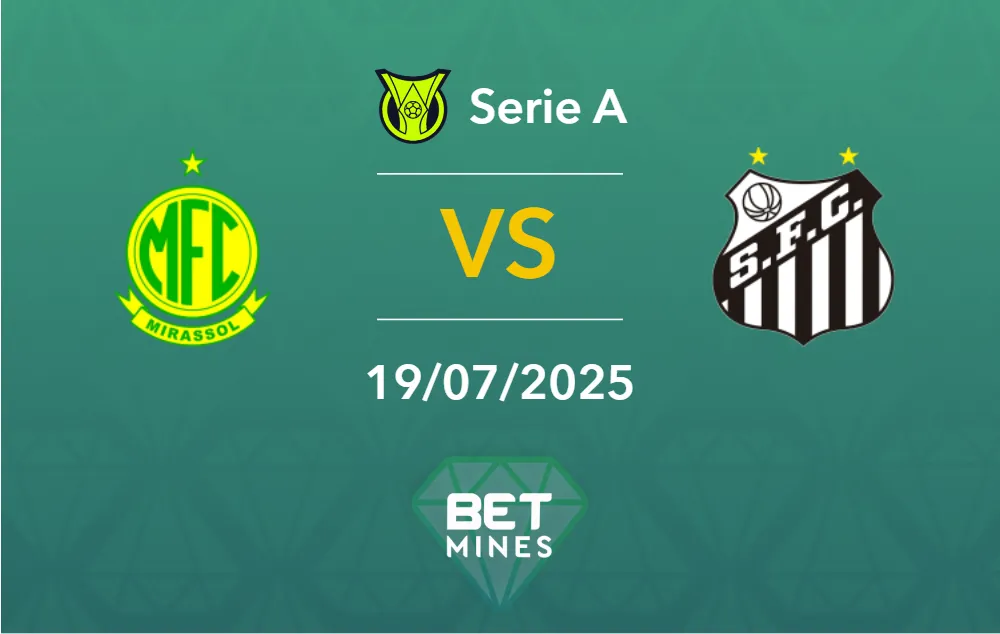 Mirassol vs Santos Prediction: Match Preview and Analysis | Brasileirão Betano, Round 15