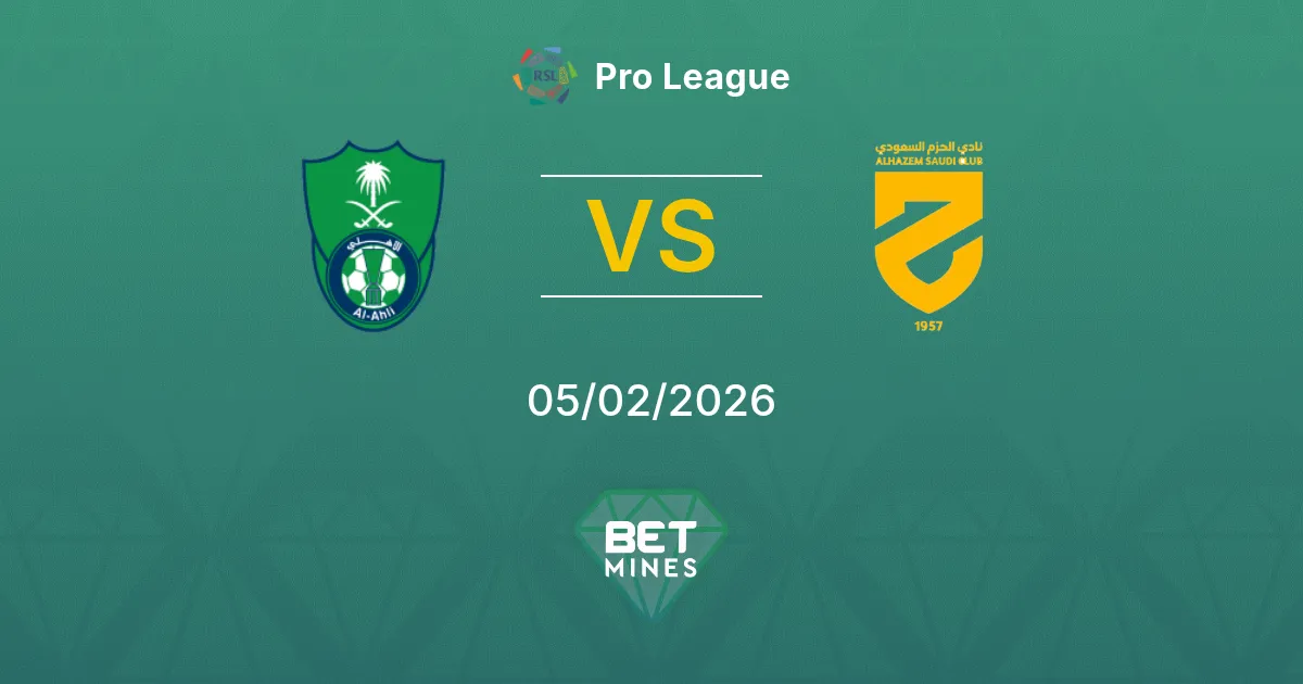 Al Ahli vs Al Hazm Prediction: Match Preview and Analysis | Pro League 05-02-2026