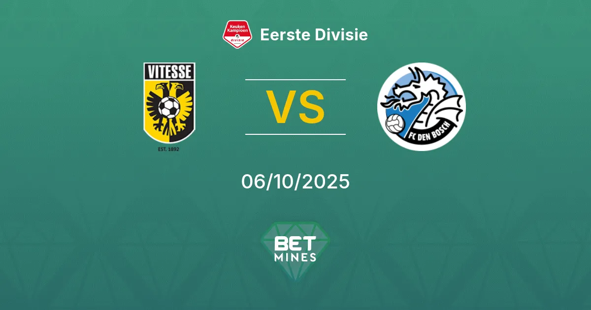 Vitesse vs FC Den Bosch Pronostico: Anteprima e Analisi della Partita | Eerste Divisie 06-10-2025