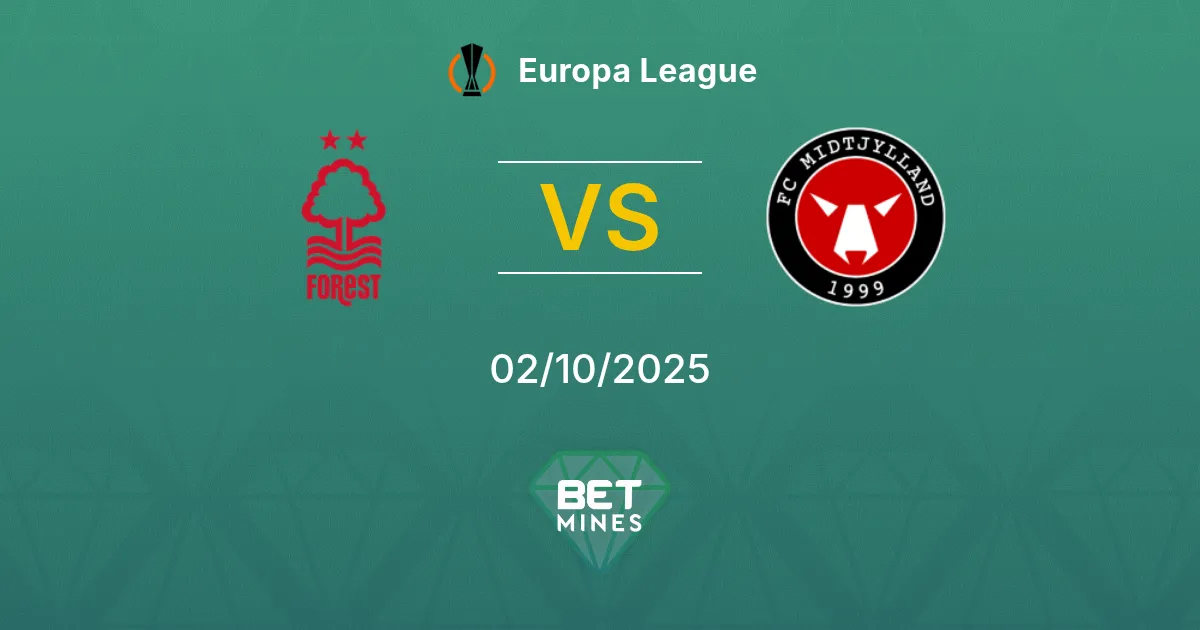 Nottingham Forest vs FC Midtjylland Pronostico: Anteprima e Analisi della Partita | Europa League 02-10-2025