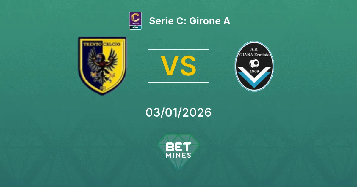 Trento Calcio 1921 vs Giana Erminio Pronostico: Analisi e Anteprima della Partita | Serie C: Girone A 03-01-2026