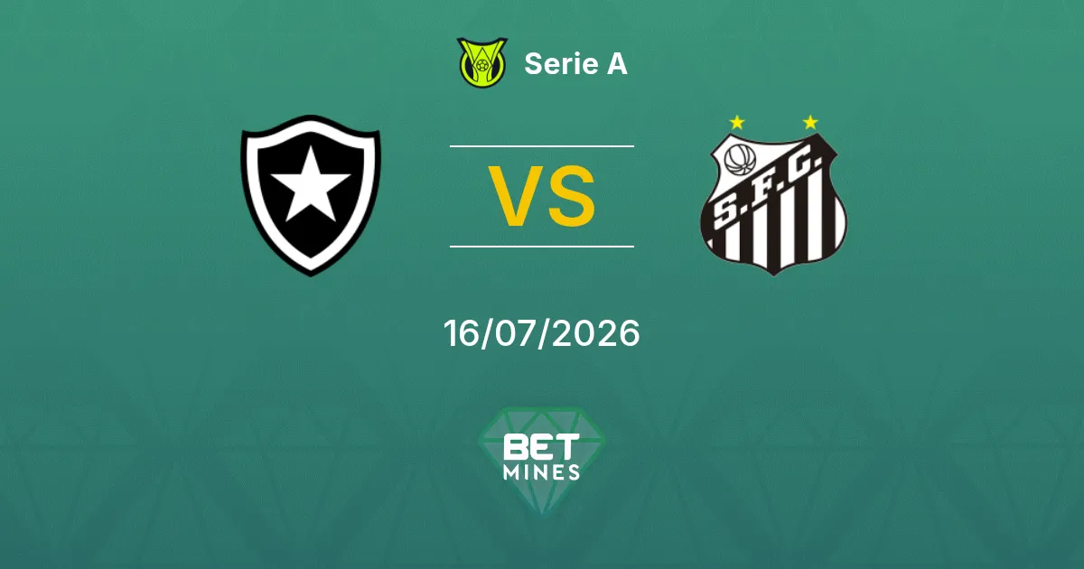Botafogo vs Santos Pronostico: Anteprima e Analisi della Partita | Serie A 16-07-2026