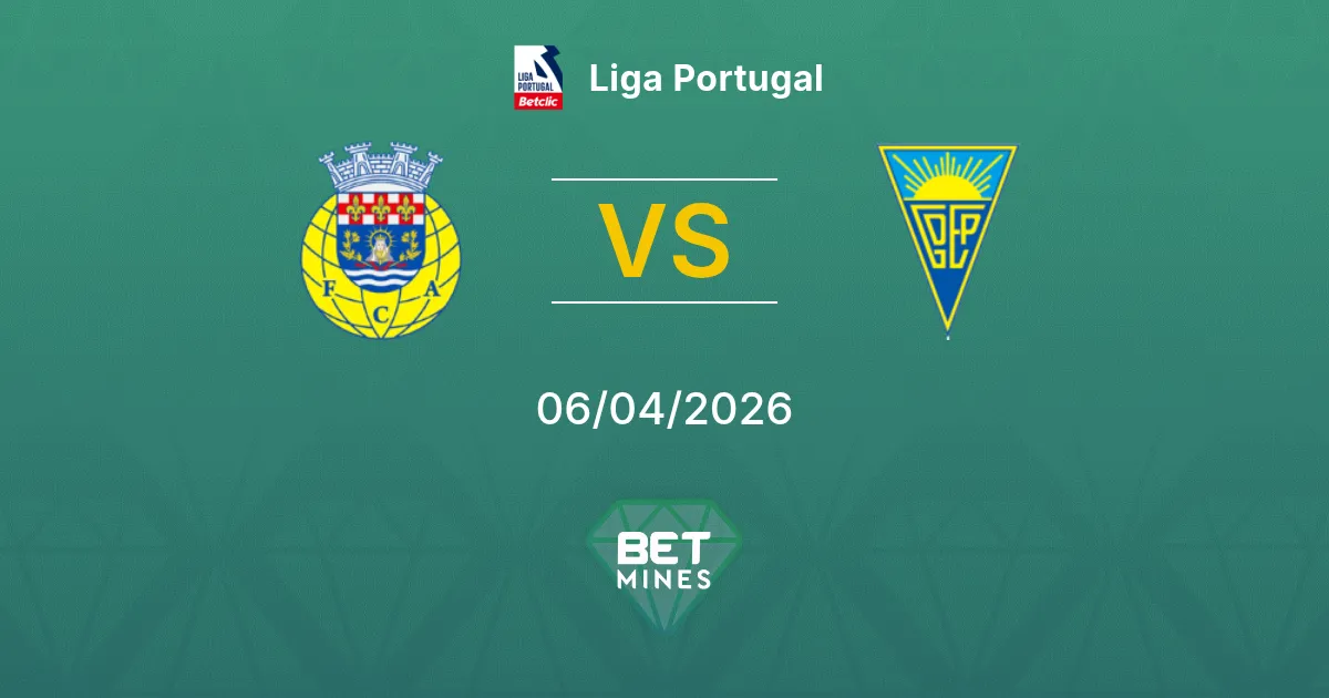 Arouca vs Estoril Pronóstico: Previa y Análisis del Partido | Liga Portugal 06-04-2026