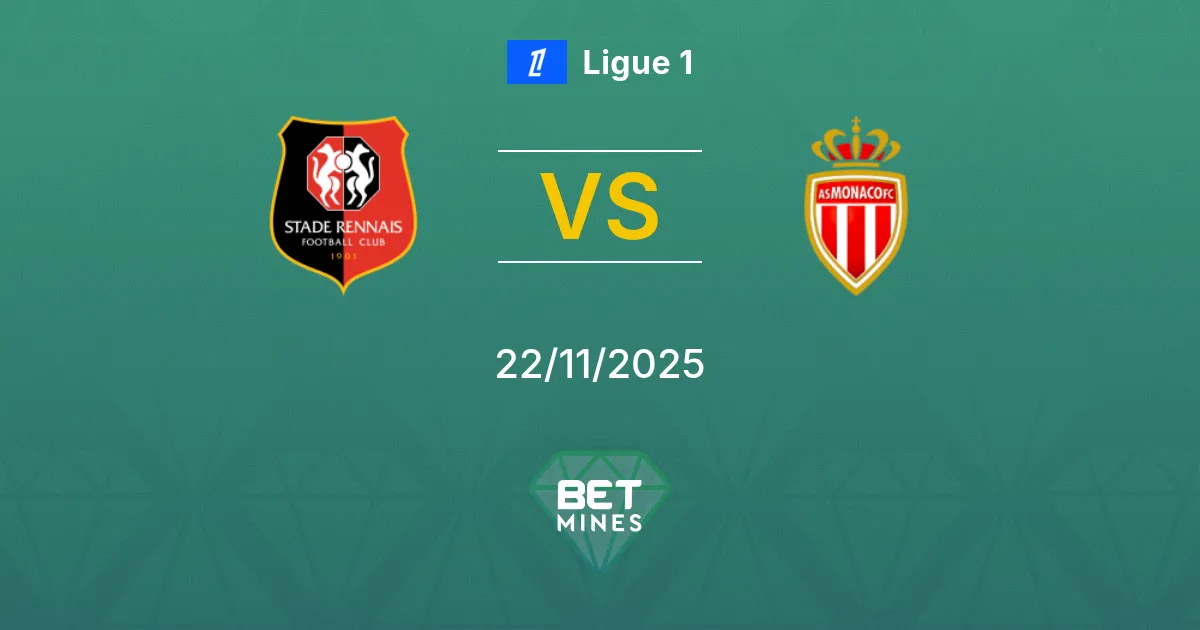 Rennes vs Monaco Prediction: Match Preview and Analysis | Ligue 1 22-11-2025
