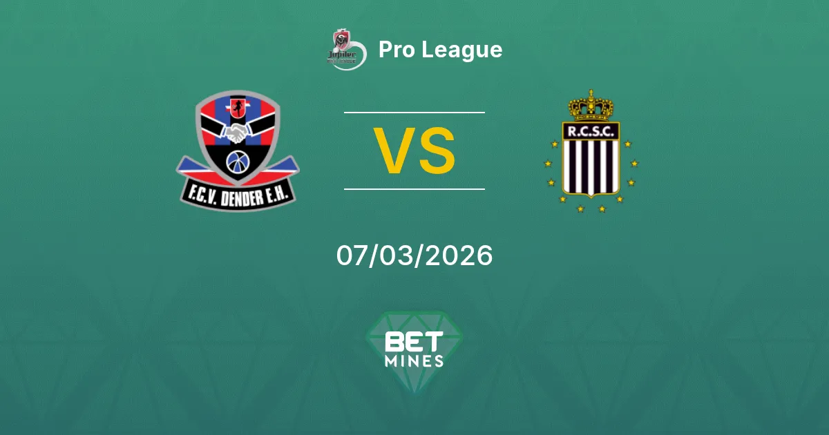 Dender vs Sporting Charleroi Prediction: Match Preview and Analysis | Pro League 07-03-2026