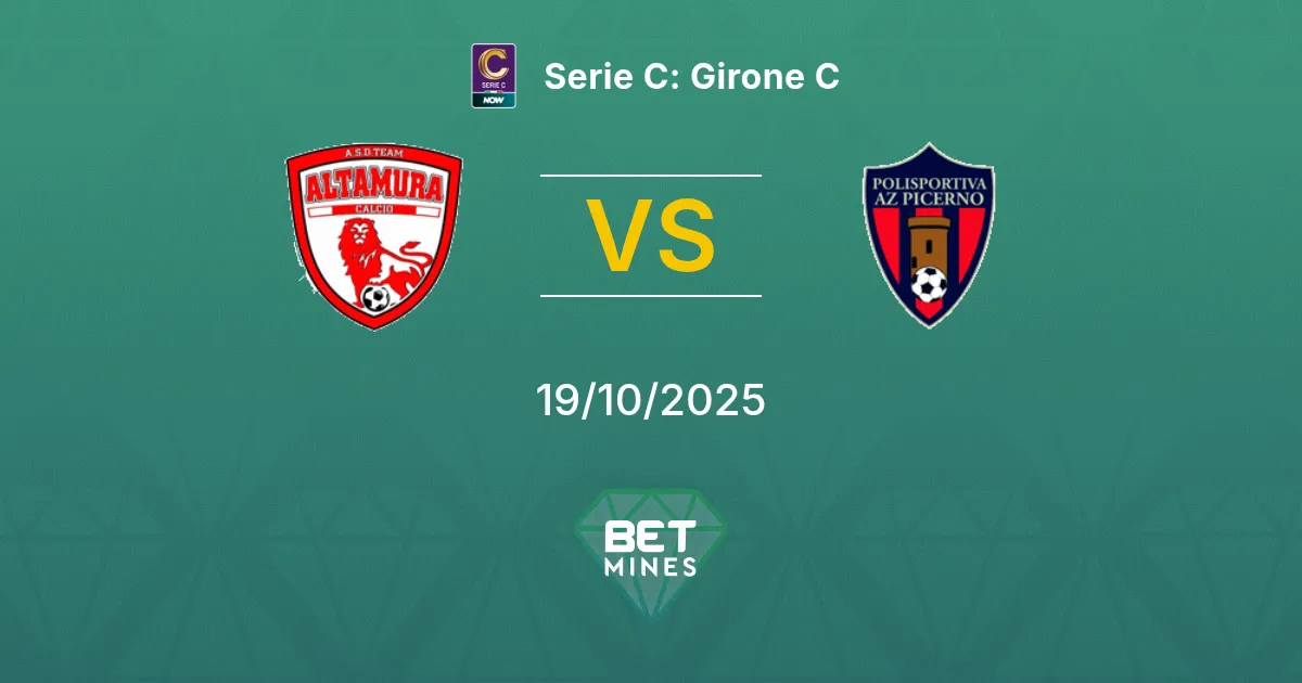 Team Altamura vs Picerno Pronostico: Anteprima e Analisi della Partita | Serie C: Girone C 19-10-2025