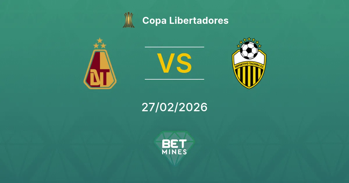 Deportes Tolima vs Deportivo Táchira Pronostic : Aperçu et Analyse du Match | Copa Libertadores 27-02-2026