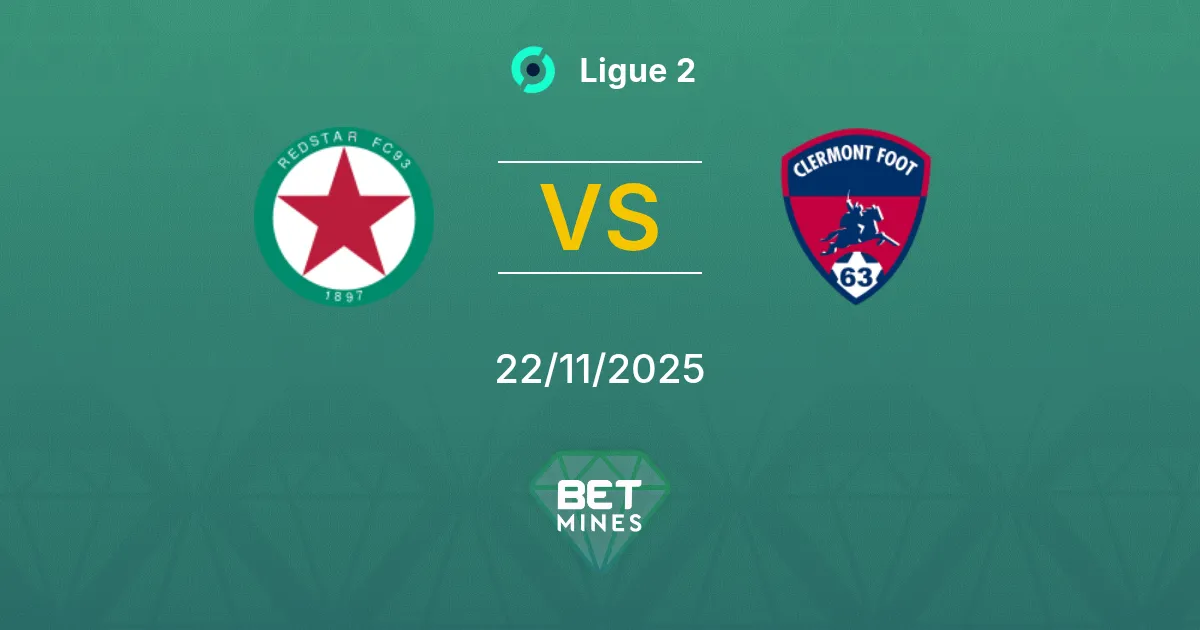 Red Star vs Clermont Prediction: Match Preview and Analysis | Ligue 2 22-11-2025
