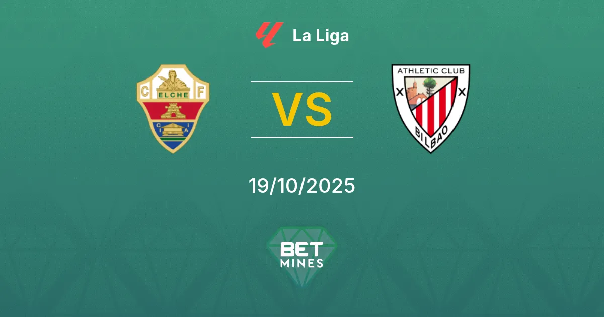 Elche vs Athletic Club Pronostico: Anteprima e Analisi della Partita | La Liga 19-10-2025
