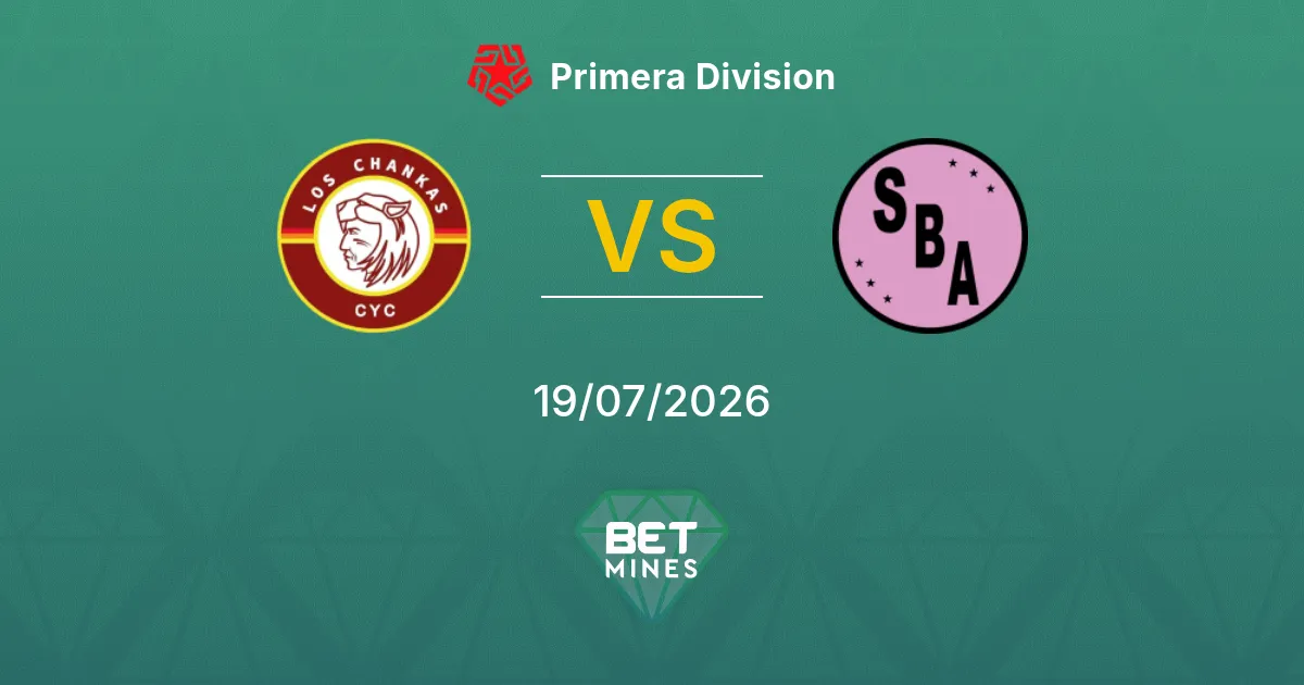 Los Chankas x Sport Boys Palpite: Prévia e Análise da Partida | Primera Division 19-07-2026