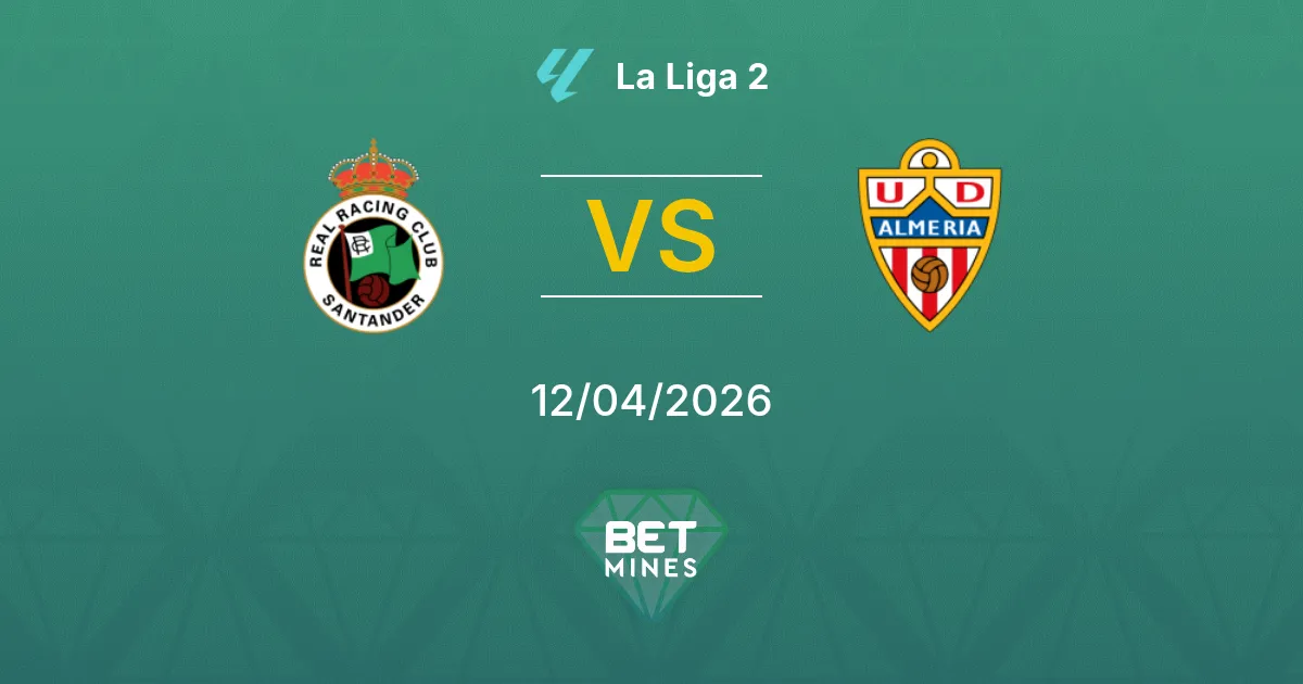 Racing Santander vs Almería Pronóstico: Previa y Análisis del Partido | La Liga 2 12-04-2026