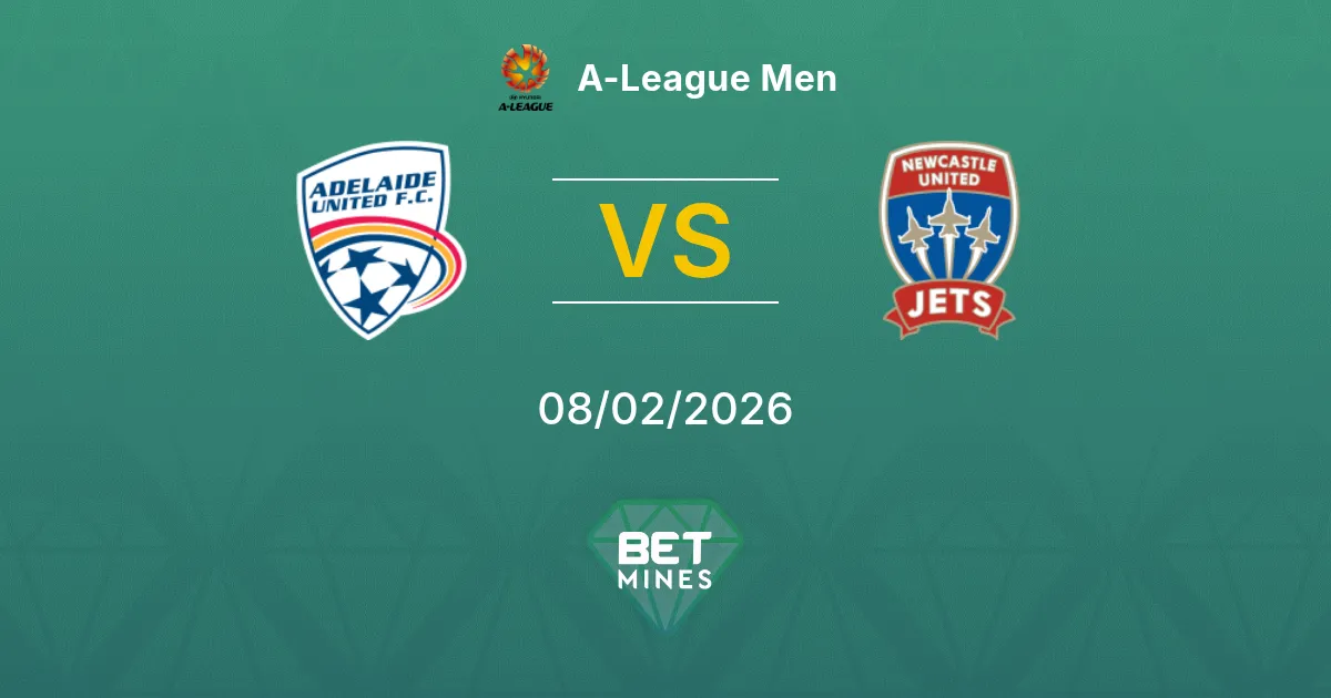Adelaide United vs Newcastle Jets Prediction: Match Preview and Analysis | A-League Men 08-02-2026