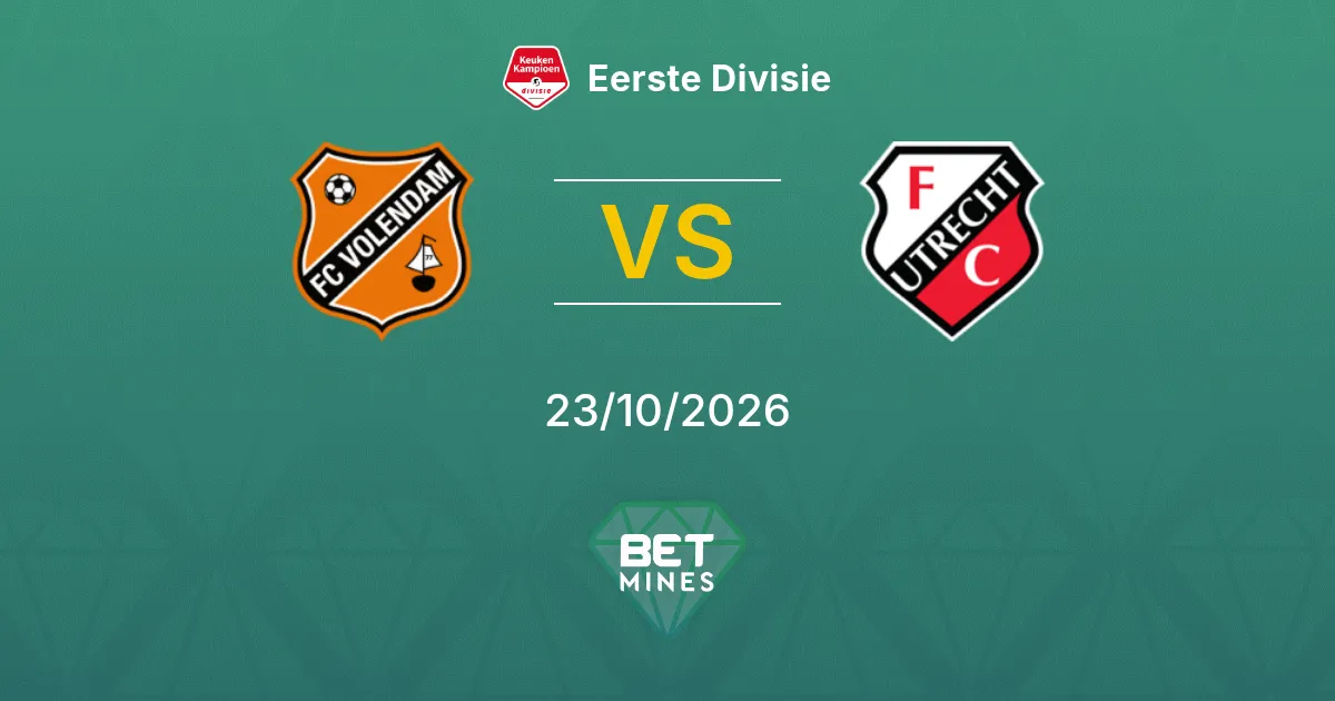 FC Volendam vs Jong FC Utrecht
