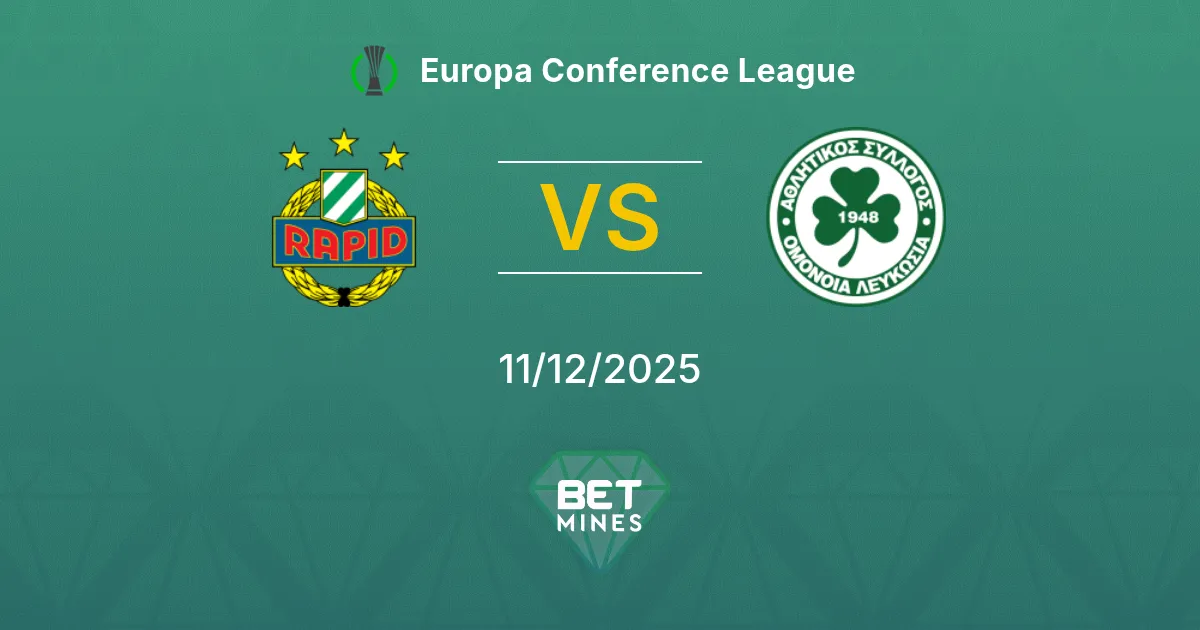 SK Rapid vs Omonia Nicosia Pronostico: Anteprima e Analisi della Partita | Europa Conference League 11-12-2025