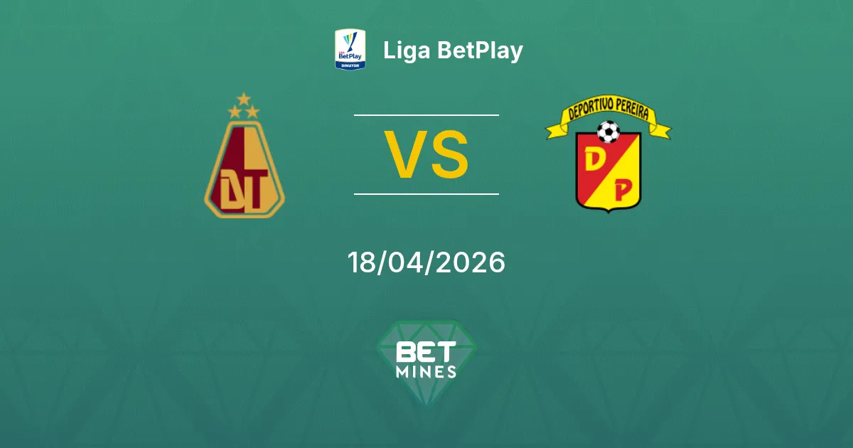 Deportes Tolima vs Deportivo Pereira Pronostico: Anteprima e Analisi della Partita | Liga BetPlay 18-04-2026