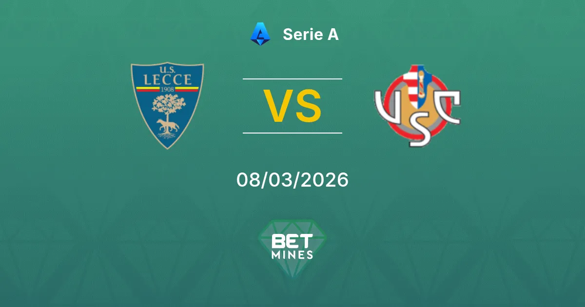 Lecce vs Cremonese Prediction: Match Preview and Analysis | Serie A 08-03-2026