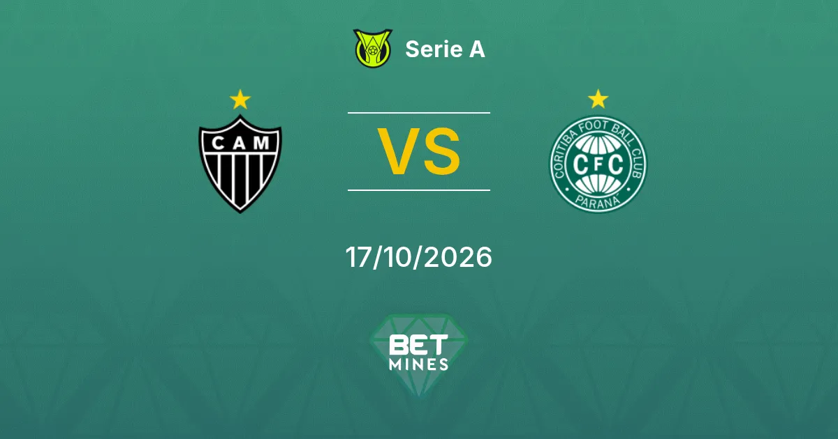 Atlético Mineiro vs Coritiba Prediction: Match Preview and Analysis | Serie A 17-10-2026