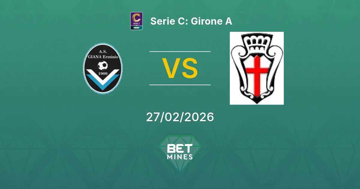 Giana Erminio vs Pro Vercelli Pronostic : Aperçu et Analyse du Match | Serie C : Groupe A 27-02-2026