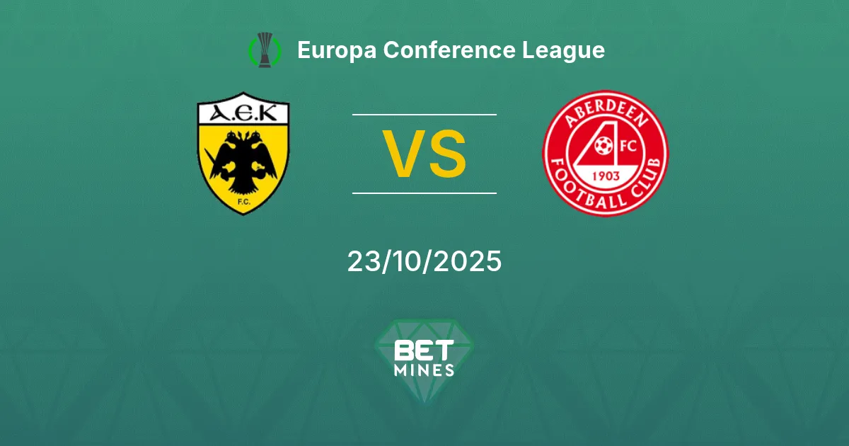 AEK Atene vs Aberdeen Pronostico: Anteprima e Analisi della Partita | Europa Conference League 23-10-2025