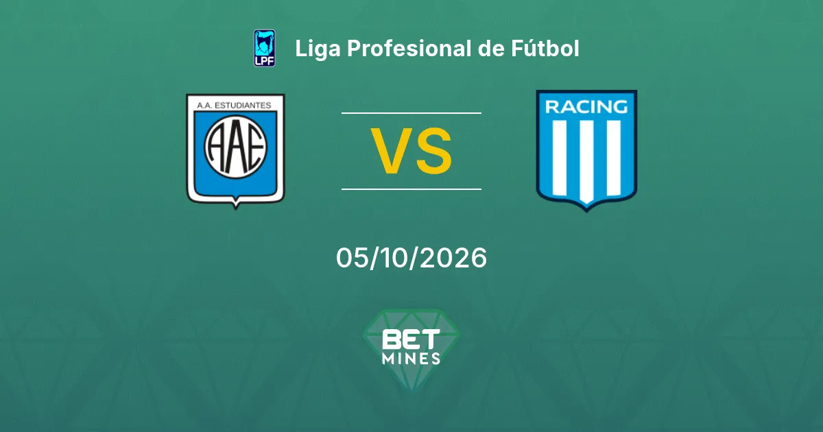 Estudiantes de Río Cuarto x Racing Club Palpite: prévia e análise da partida | Liga Profesional de Fútbol 05-10-2026
