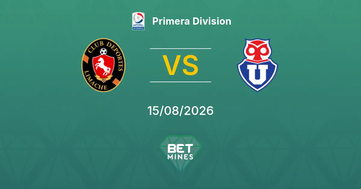 Pronóstico Deportes Limache vs Universidad Chile: Previa y Análisis del Partido | Primera División 15-08-2026
