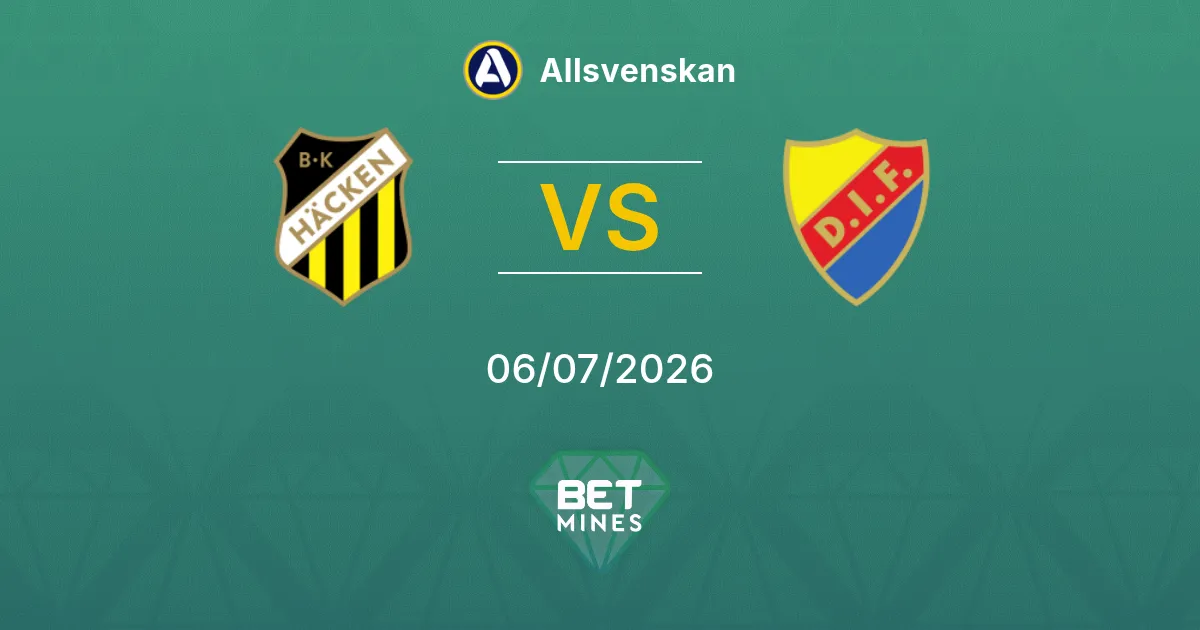 Häcken vs Djurgården Pronostico: Anteprima e Analisi della Partita | Allsvenskan 06-07-2026