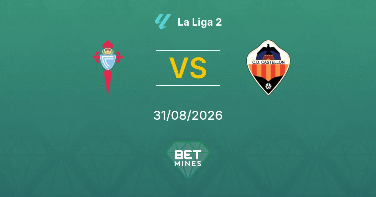 Celta Fortuna vs Castellón Prediction: Match Preview and Analysis | La Liga 2 31-08-2026