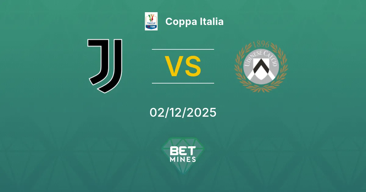 Juventus vs Udinese Prediction: Match Preview and Analysis | Coppa Italia 02-12-2025