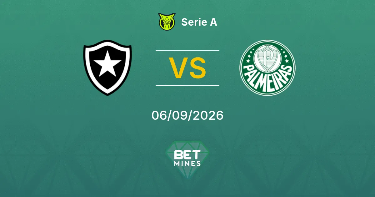Botafogo vs Palmeiras Prediction: Match Preview and Analysis | Serie A 06-09-2026