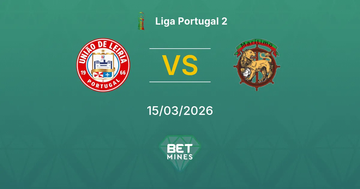 União de Leiria vs Marítimo Prediction: Match Preview and Analysis | Liga Portugal 2 15-03-2026