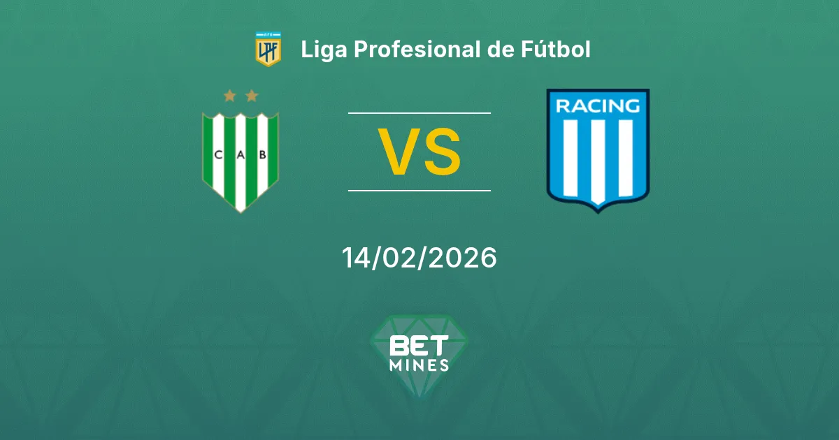 Banfield vs Racing Club Prediction: Match Preview and Analysis | Liga Profesional de Fútbol 14-02-2026