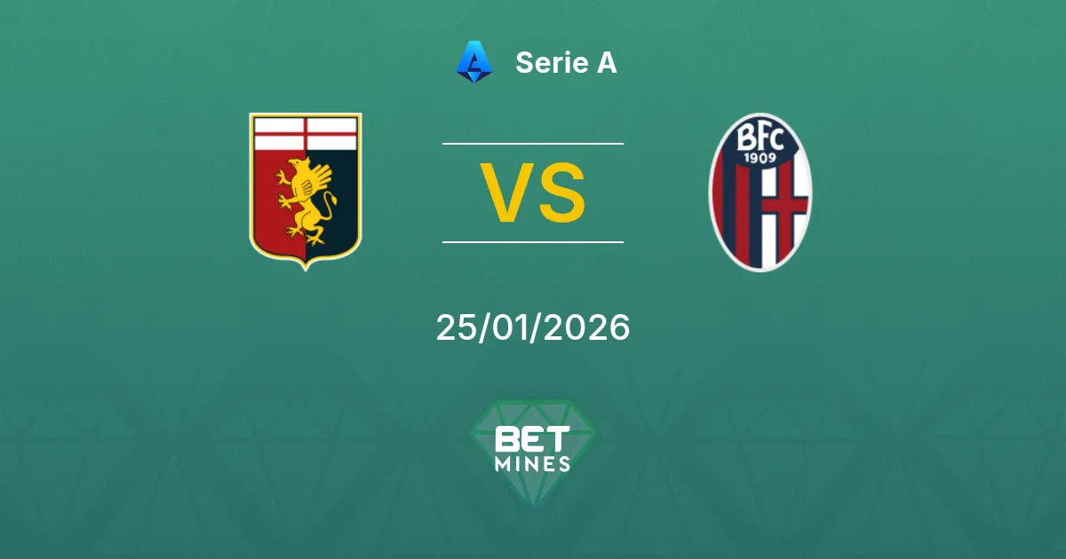 Genoa vs Bologna Prediction: Match Preview and Analysis | Serie A 25-01-2026
