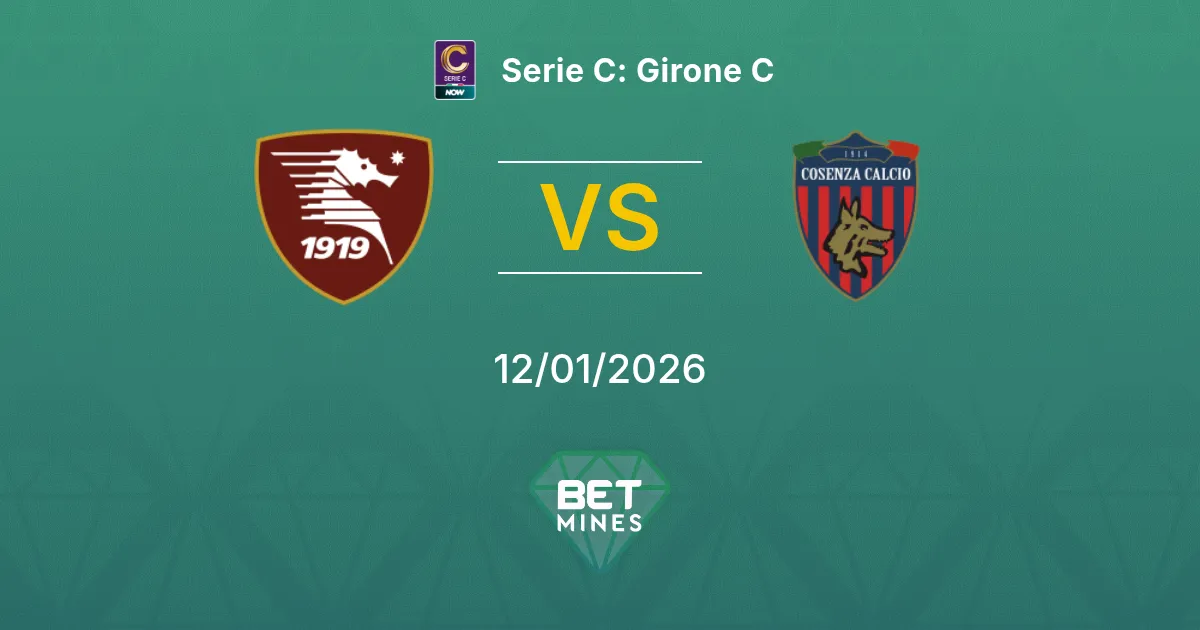 Salernitana vs Cosenza Pronostico: Analisi e Anteprima | Serie C: Girone C 12-01-2026