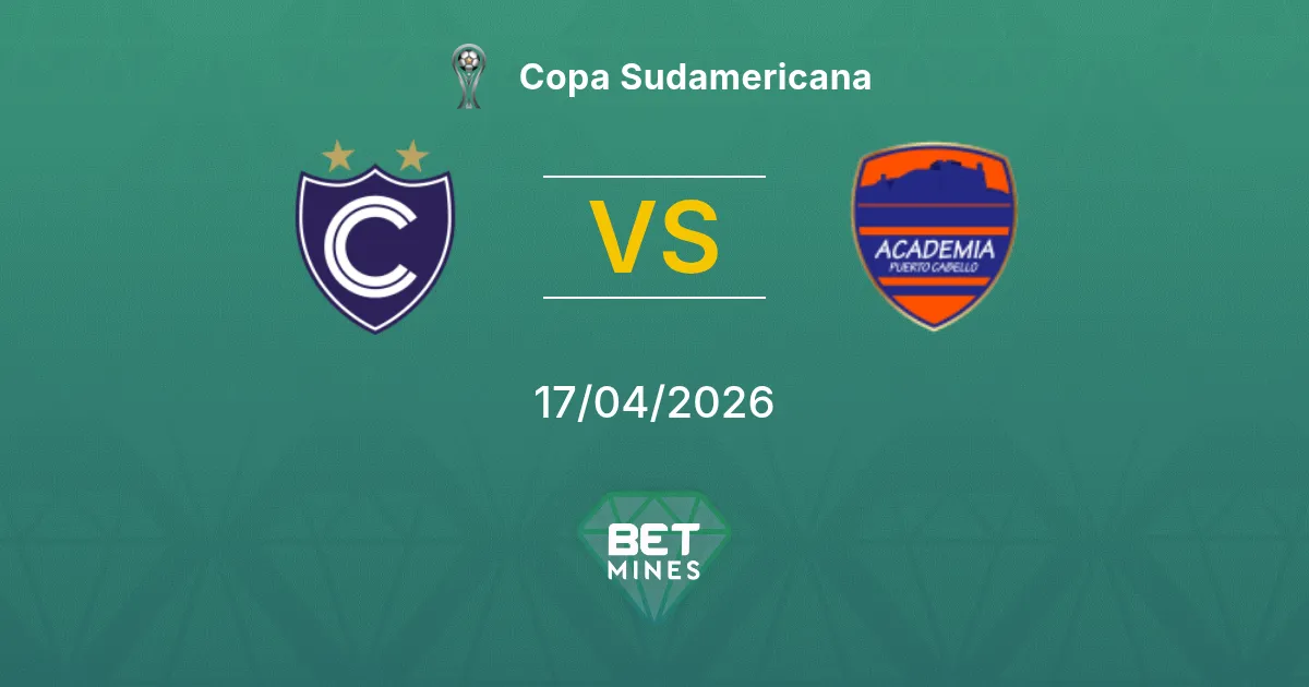 Cienciano vs Academia Puerto Cabello Pronóstico: Previa y Análisis del Partido | Copa Sudamericana 17-04-2026