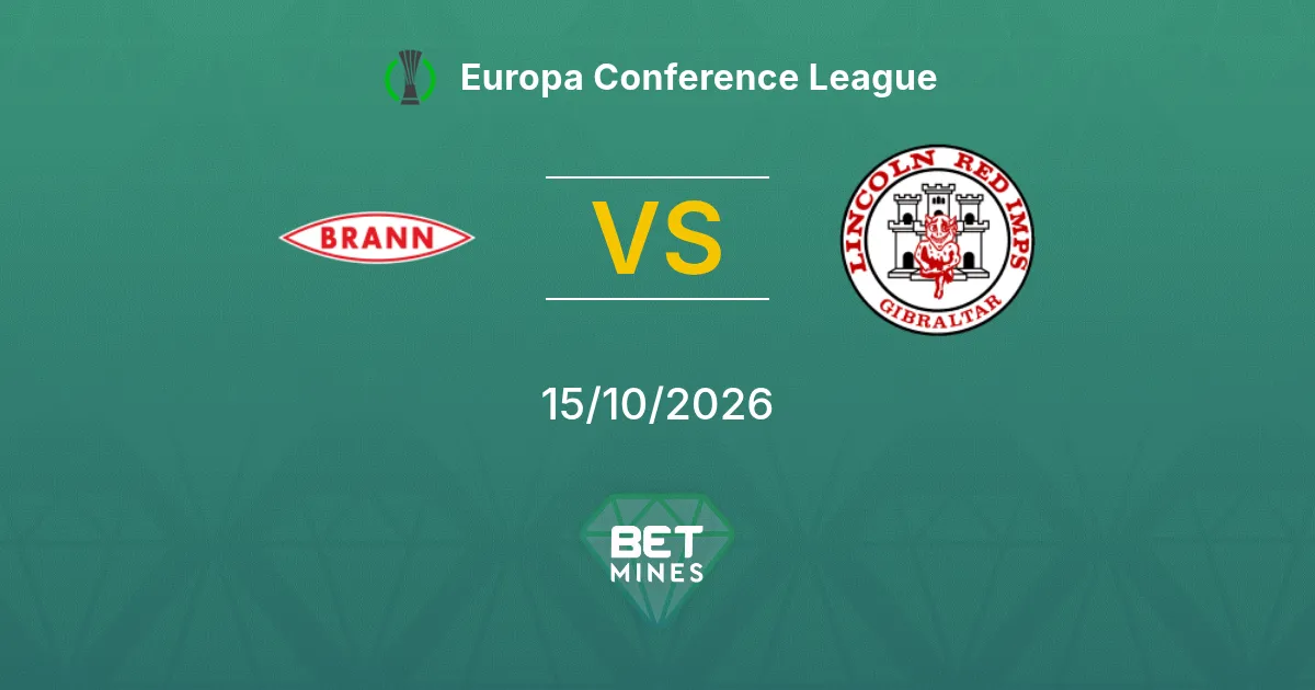 Brann x Lincoln Red Imps Palpite: Prévia e análise da partida | Europa Conference League 15-10-2026