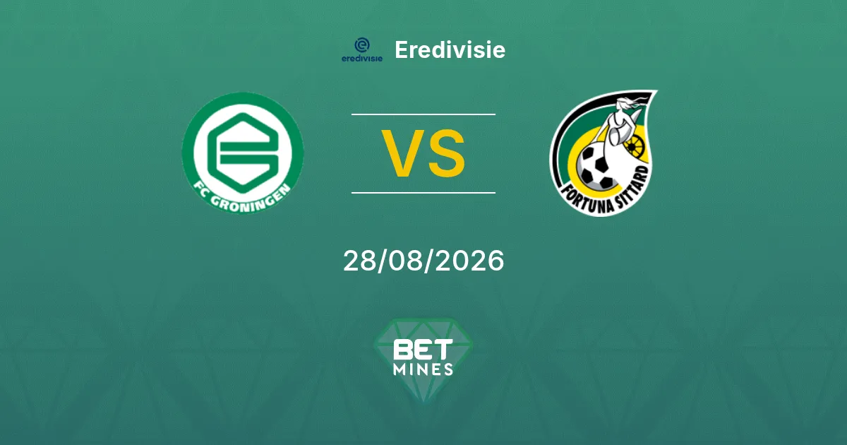 Palpite FC Groningen x Fortuna Sittard: Prévia e Análise da Partida | Eredivisie 28-08-2026