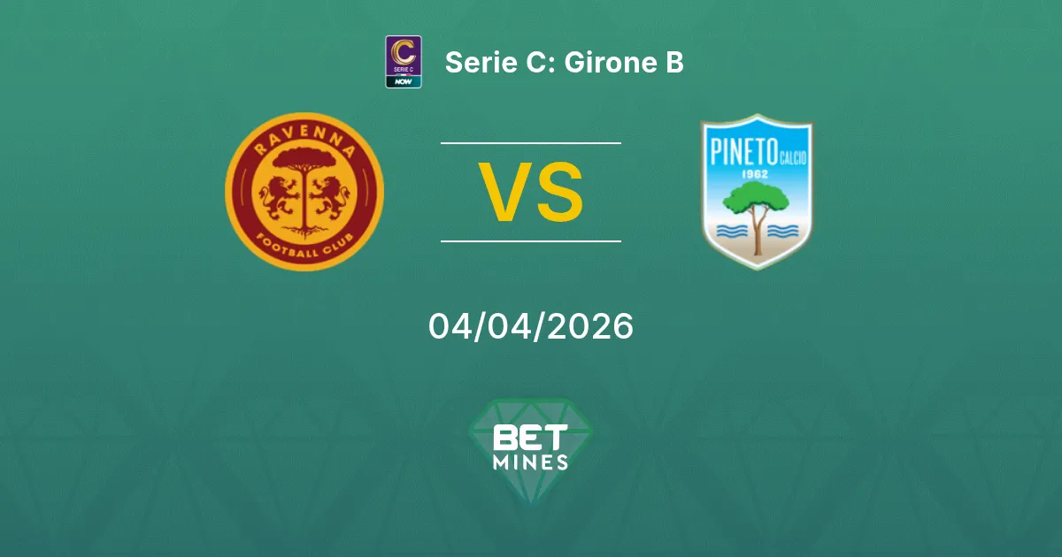 Ravenna vs Pineto Pronóstico: Previa y Análisis del Partido | Serie C: Girone B 04-04-2026