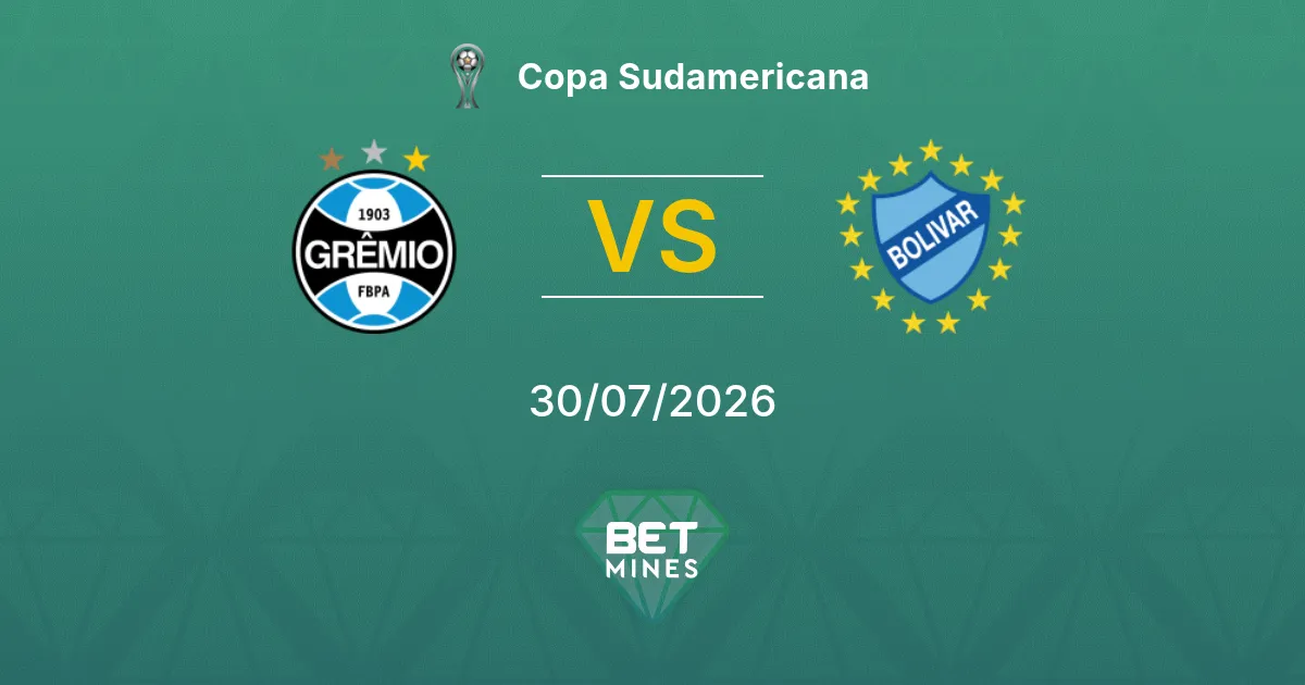 Grêmio vs Club Bolívar Pronostic : Aperçu et Analyse du Match | Copa Sudamericana 30-07-2026