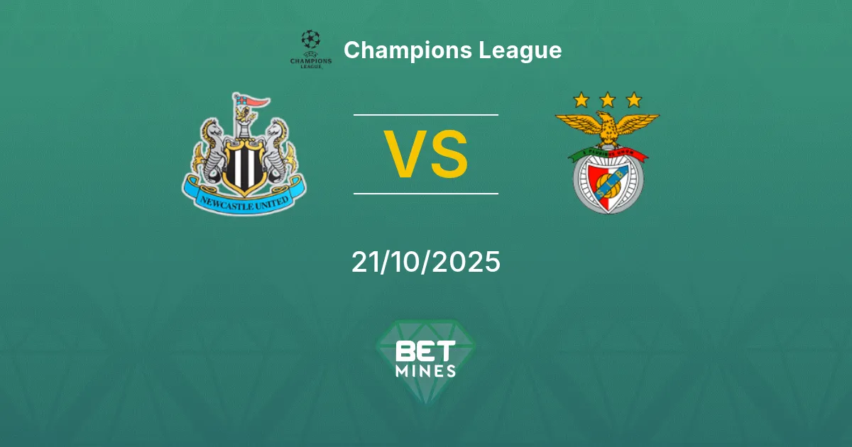 Newcastle United vs Benfica Pronostico: Anteprima e Analisi della Partita | Champions League 21-10-2025