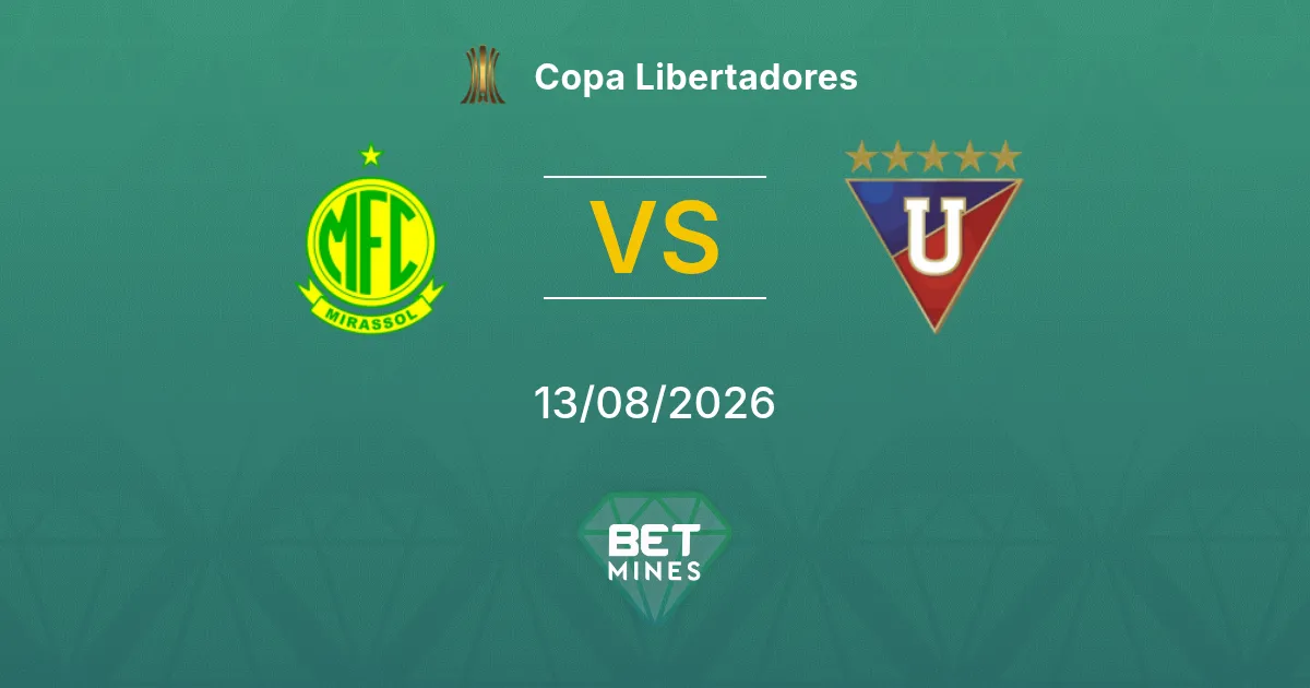Palpite Mirassol x LDU Quito: Prévia e Análise da Partida | Copa Libertadores 13-08-2026