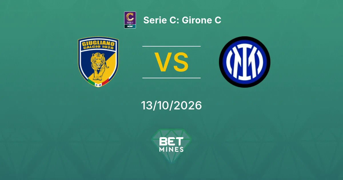 SSC Giugliano vs Inter U23 Prediction: Match Preview and Analysis | Serie C: Girone C 13-10-2026