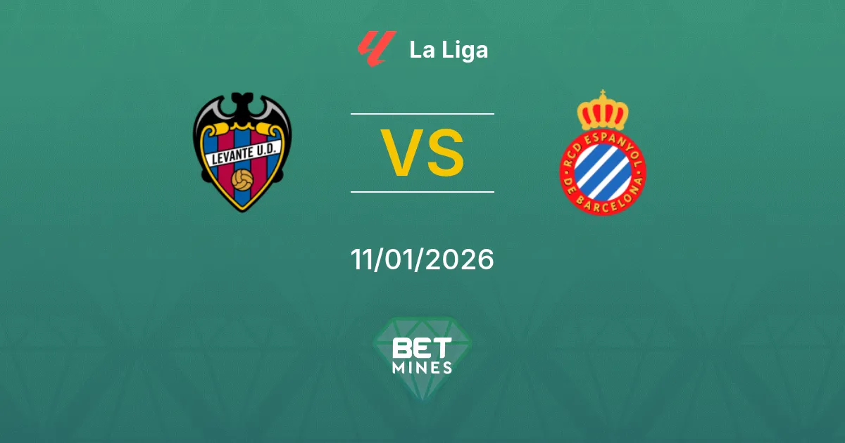 Levante vs Espanyol Pronostico: Anteprima e Analisi della Partita | La Liga 11-01-2026