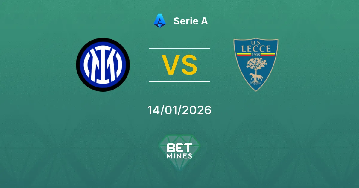 Inter vs Lecce Pronostico: Anteprima e Analisi della Partita | Serie A 14-01-2026