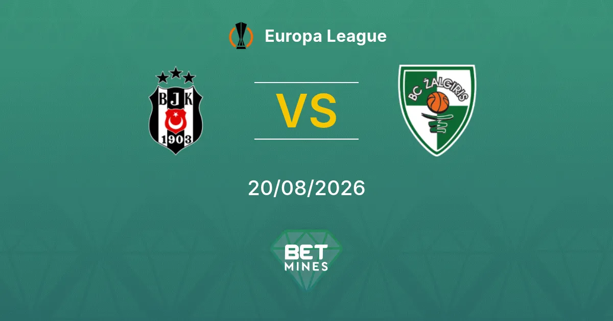Pronostico Beşiktaş vs Kauno Žalgiris: Anteprima e Analisi della Partita | Europa League 20-08-2026